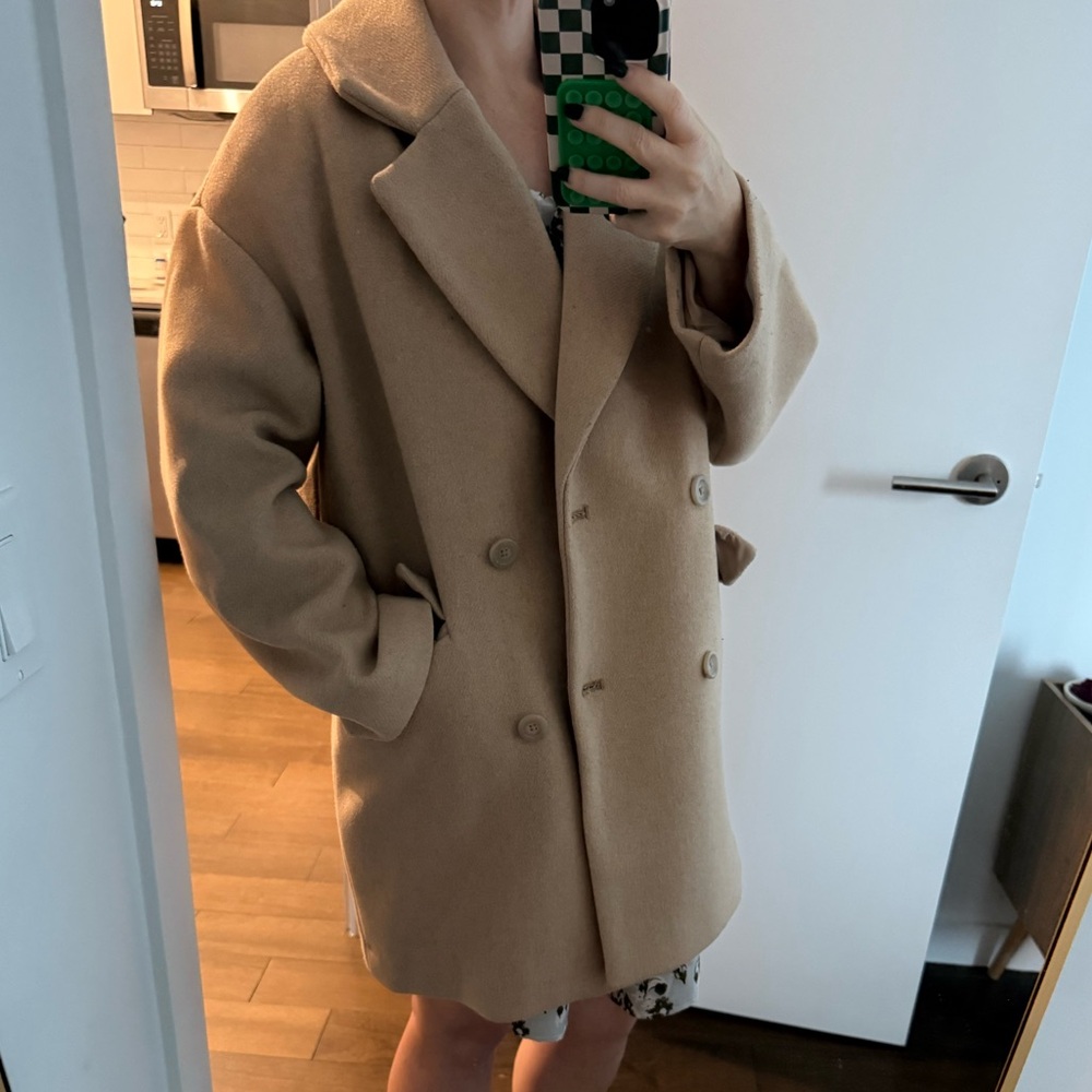 ABERCROMBIE oversized boyfriend style coat